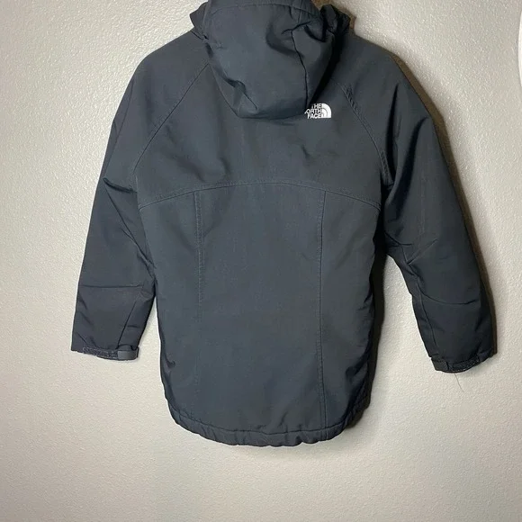 THE NORTH FACE WOMEN PRIMALOFT JACKET SIZE Medium black With Removable Hood - Picture 2 of 9